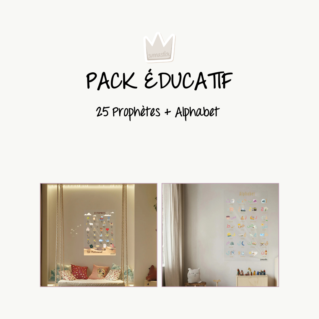 PACK Éducatif : 25 Prophètes et Alphabet Arabe